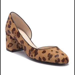 Cole Haan leopard print D’Orsay pumps, 7M